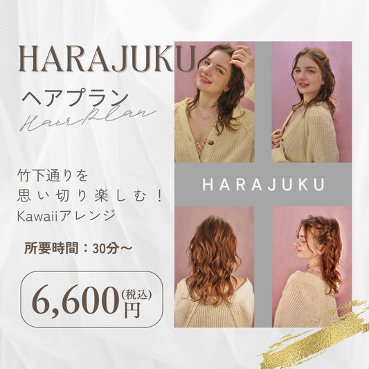 【 HARAJUKU 】ヘアプラン